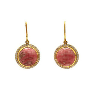 Rhodocrosite | Drop earrings